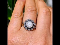 Diamond, 14ct, Silver Ring 6907-7019
