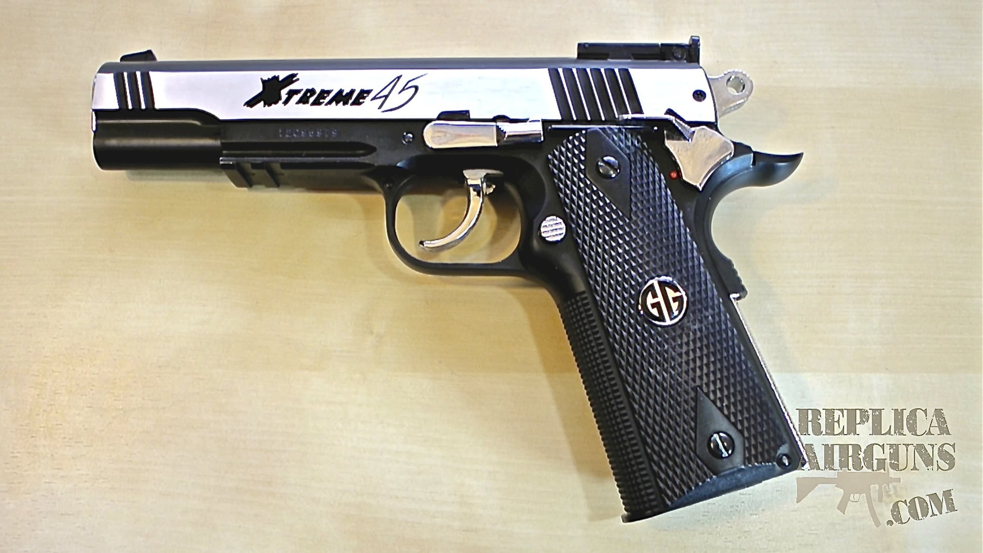 G&G Xtreme 45 CO2 Blowback Airsoft Pistol Table Top Review