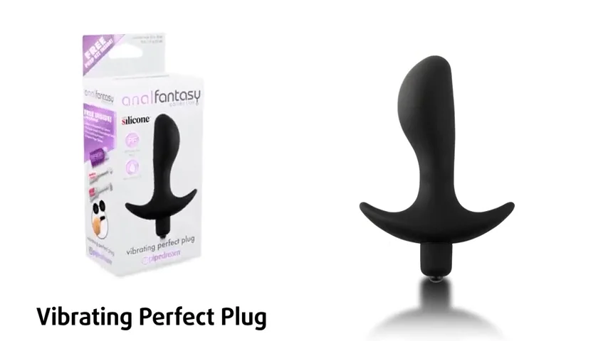 PD460823 - Anal Fantasy Vibrating Perfect Plug - Pipedream.mov