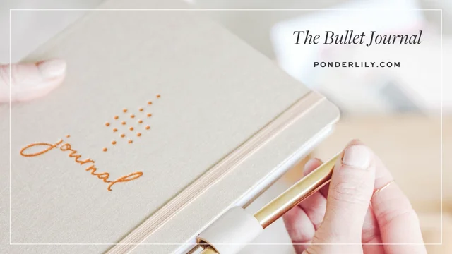 Ponderlily Bullet Journal, Magnolia  Ponderlilly Planner for Inspiration  and Creativity