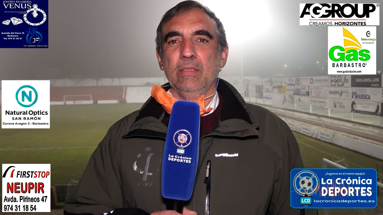 XAVI GÓMEZ (Directivo UD Barbastro Somontano) UD Binaced 0-1 UD Barbastro Somontano / J 10 / 2ª Regional Gr 2-1