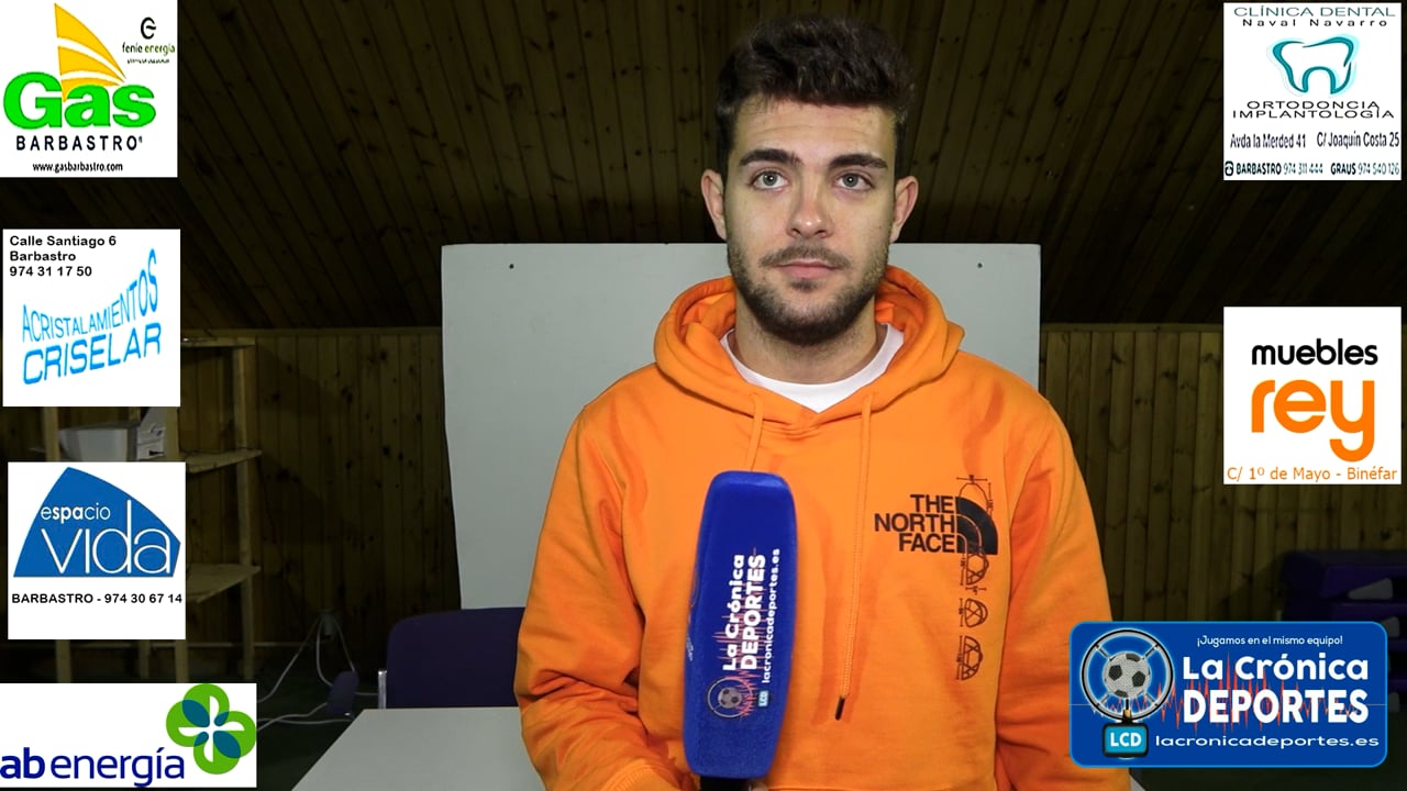 PABLO LÓPEZ (Nuevo jugador UD Barbastro) Primeras declaraciones después de firmar con la Unión