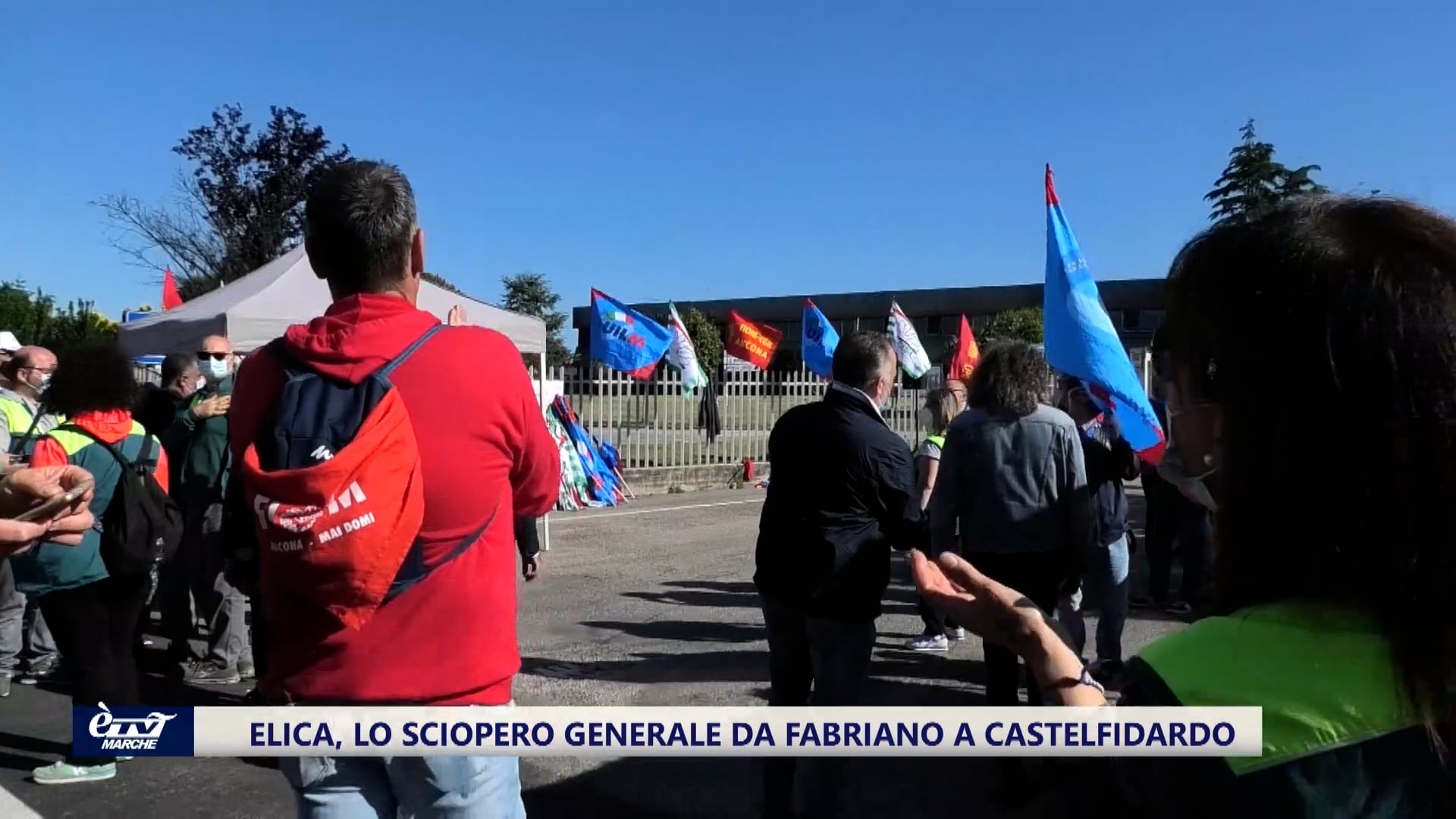 Vertenza Elica, lo sciopero da Fabriano a Castelfidardo