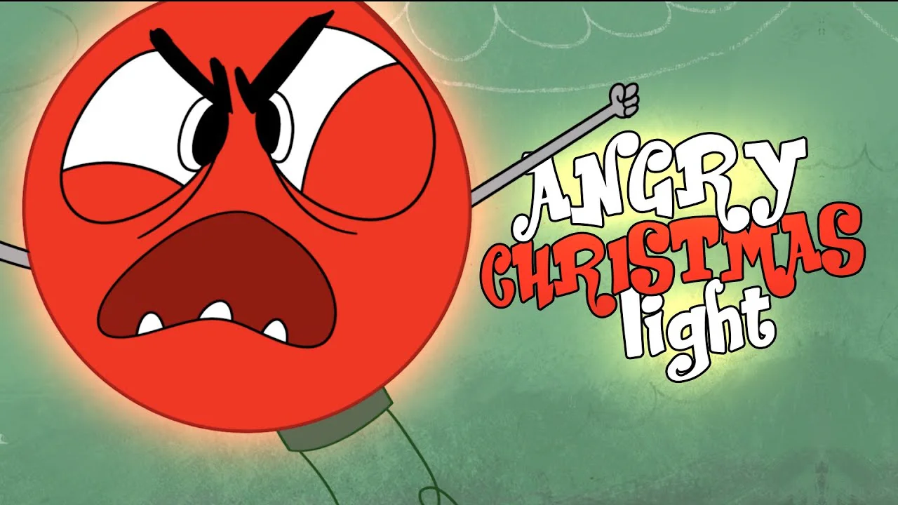 angry birds christmas light