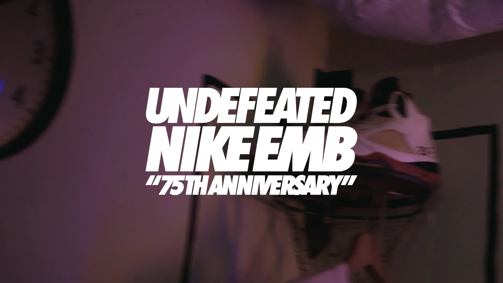 NBAの75周年を記念したNIKEの新作シューズがUNDEFEATEDで限定発売