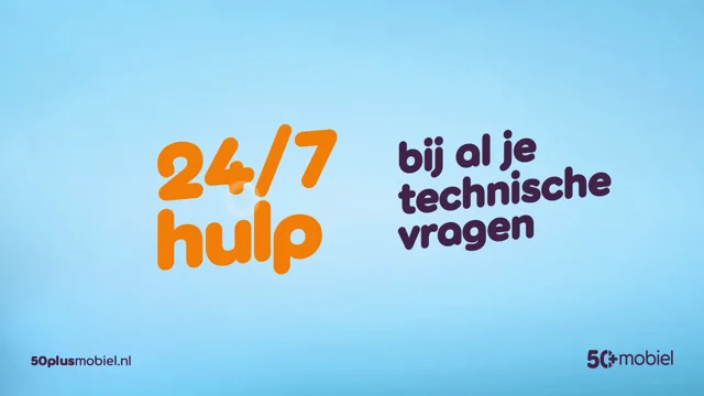 50+ Mobiel | Campagne-zaak | TVC Campagne