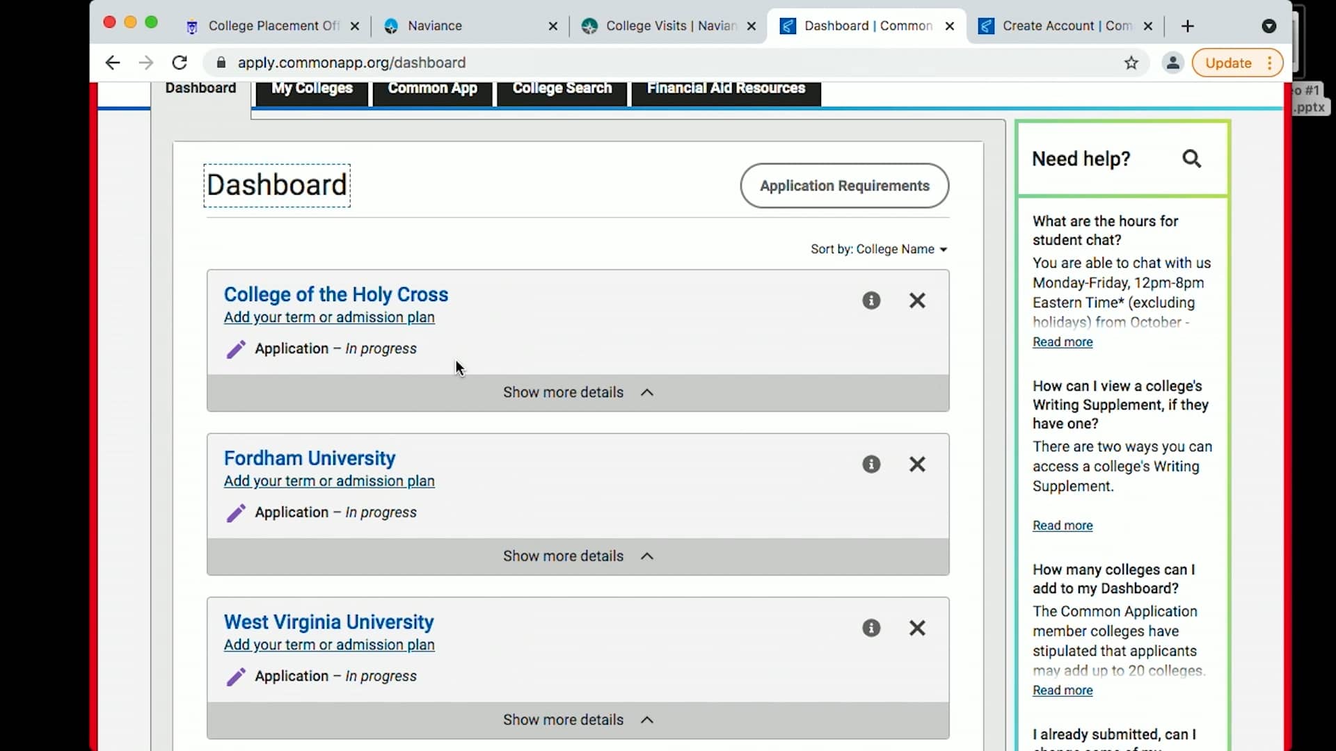 Filling out the Courses & Grades Section on the Common App.mp4 on Vimeo