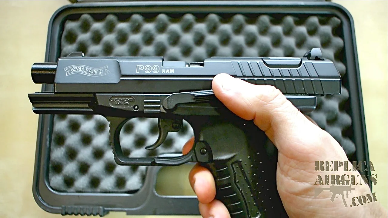 RAP4 RAM Walther P99 .43 Caliber Blowback Paintball Pistol Review on Vimeo