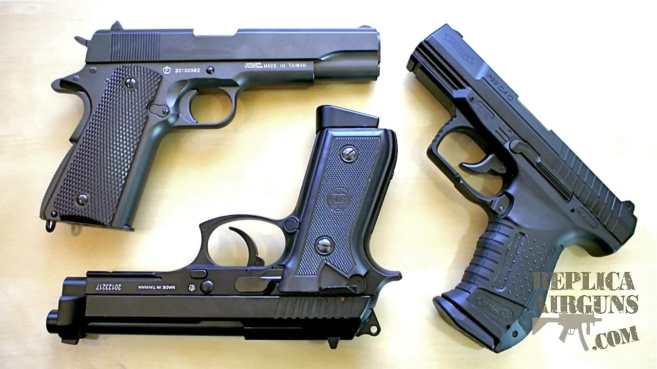 Walter Pp series ガス Airgun Walther CP99 CO2 Gun nickel slide by Airsoft gun india