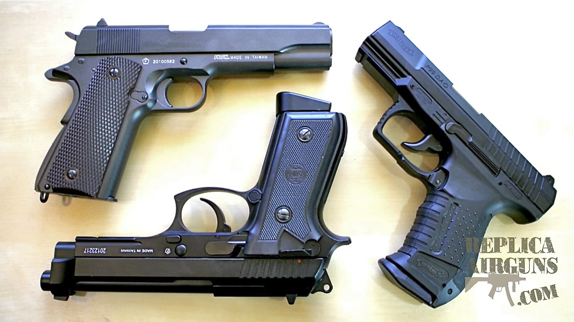 KWC M1911 - M92 (PT99) - Umarex Walther P99 Airsoft Pistol Update Video