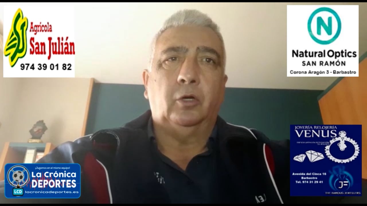 ALFREDO FRAGUET (Entrenador La Fueva) La Fueva 1-0 Peñas Sariñena / J13 / 1ª Regional Gr2