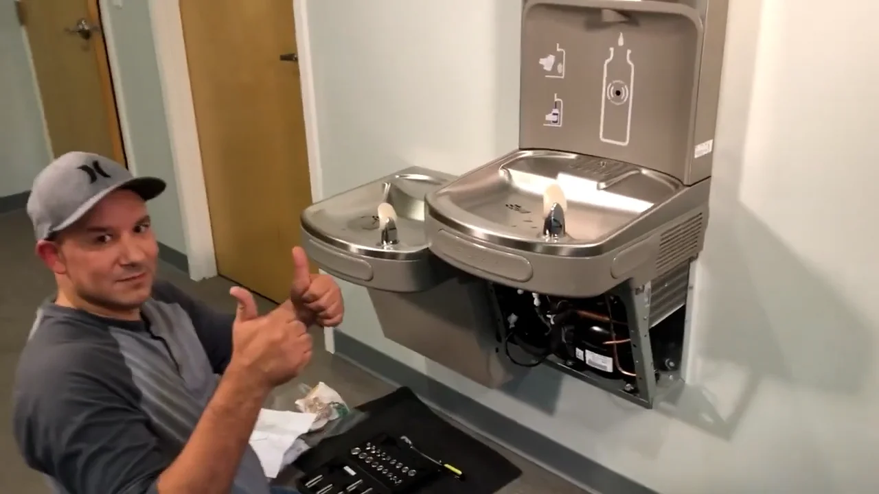 Elkay LZSTL8WSSP Wall Mount Bi-Level Water Cooler | Berl's