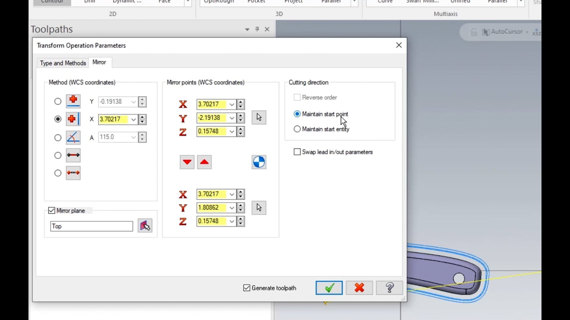 Toolpath Transform