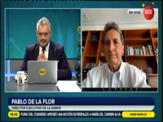 Entrevista a Pablo de la Flor en RPP TV Noticias