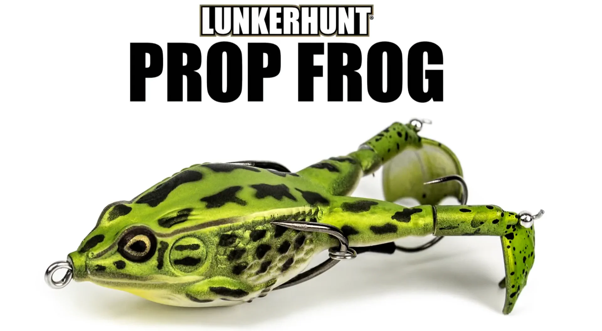 Lunkerhunt Prop Frog 1/4 inch Hollow Body Frog — Discount Tackle