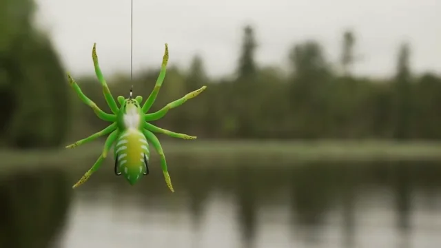 LunkerHunt Phantom Spider Fishing Lure, Six Spot 2” 1/4 oz