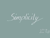 "Simplicity" - a film by Lena Stoffel