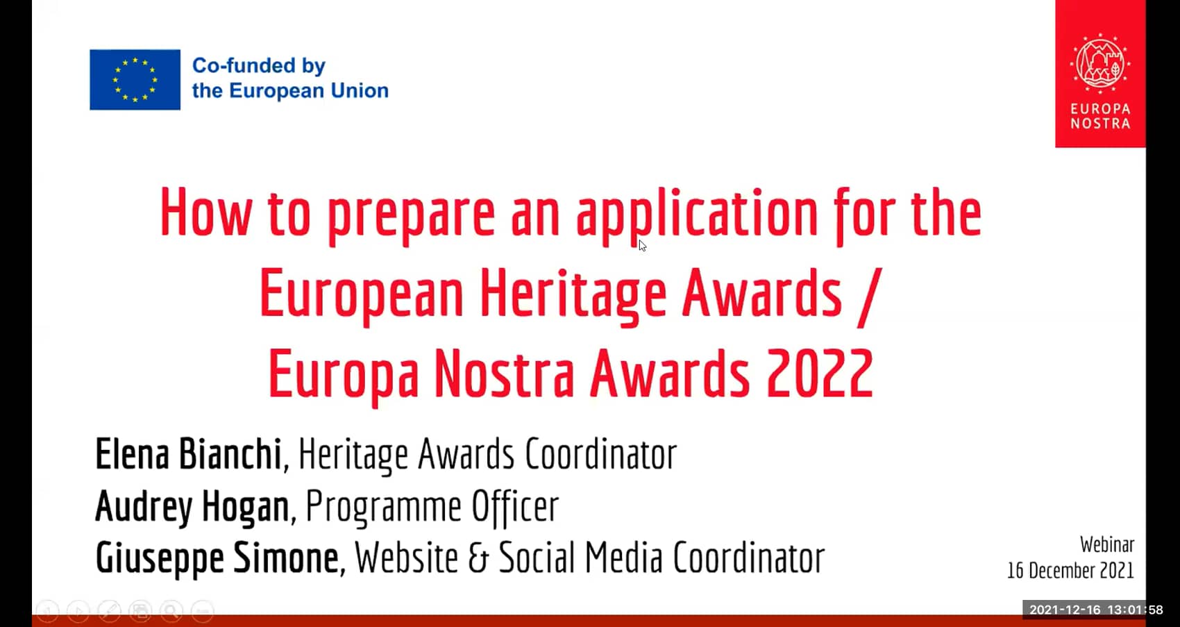 restaurant ketting stad Apply - European Heritage Awards / Europa Nostra Awards