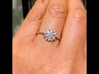 Diamant, ring van 18 karaat 7035-0694