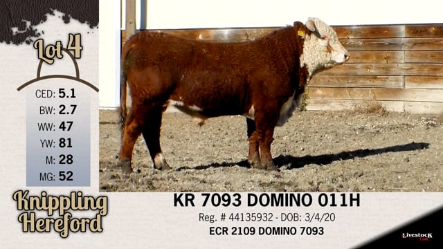 Lot #4 - KR 7093 011H