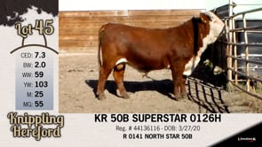 Lot #45 - KR 50B SUPERSTAR 0126H