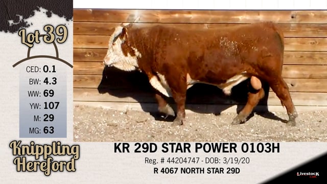 Lot #39 - KR 29D STAR POWER 0103H