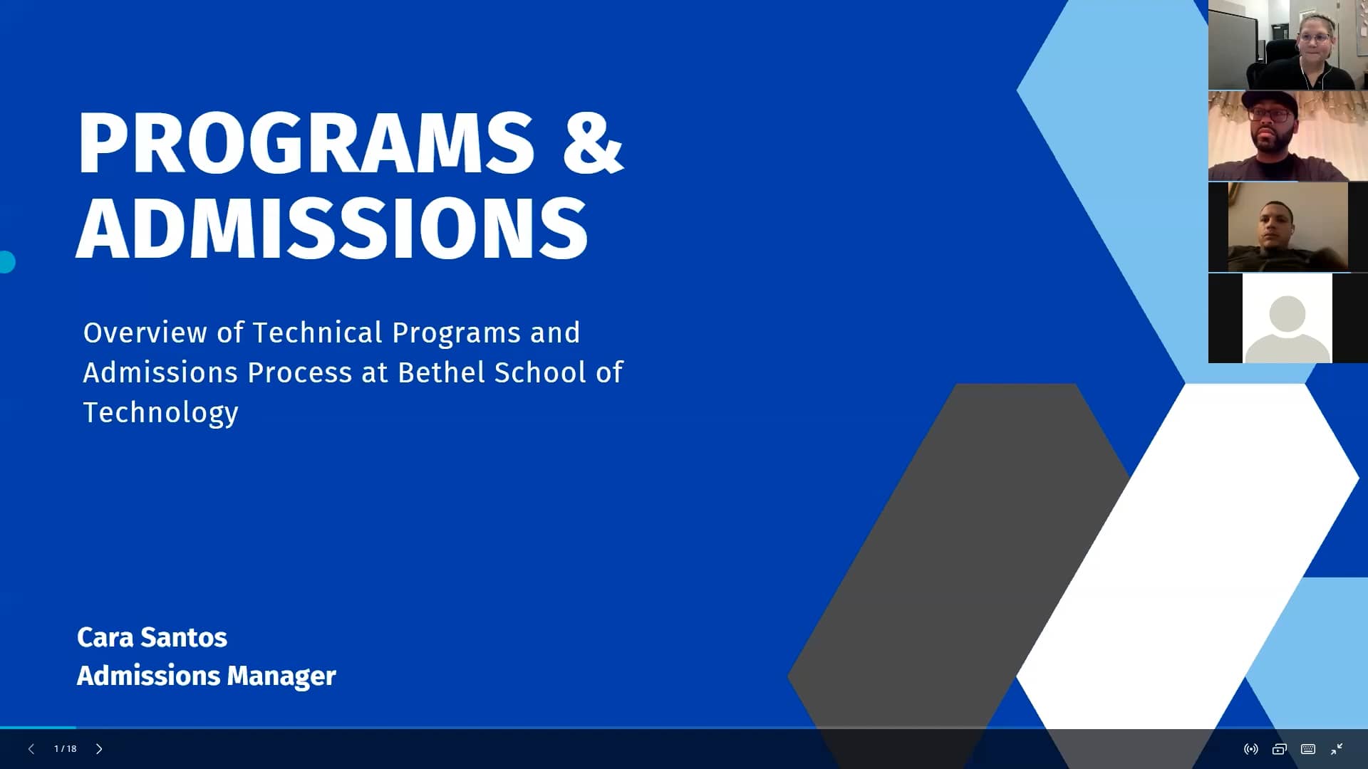 Bethel Tech Admissions December 15, 2021 on Vimeo