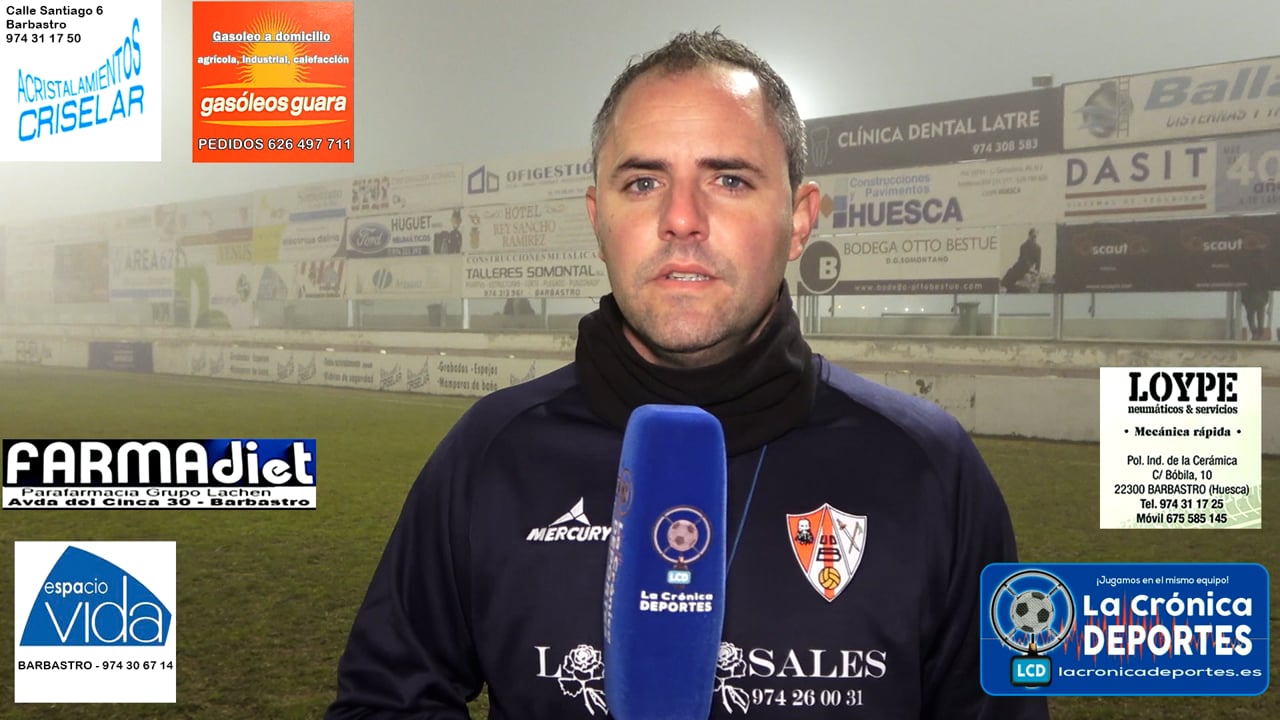 LA PREVIA / UDB Somontano - Osso de Cinca / JOEL BORBÓN (Entrenador Somontano) Jornada 10 / 2ª Regional - Gr 2-1