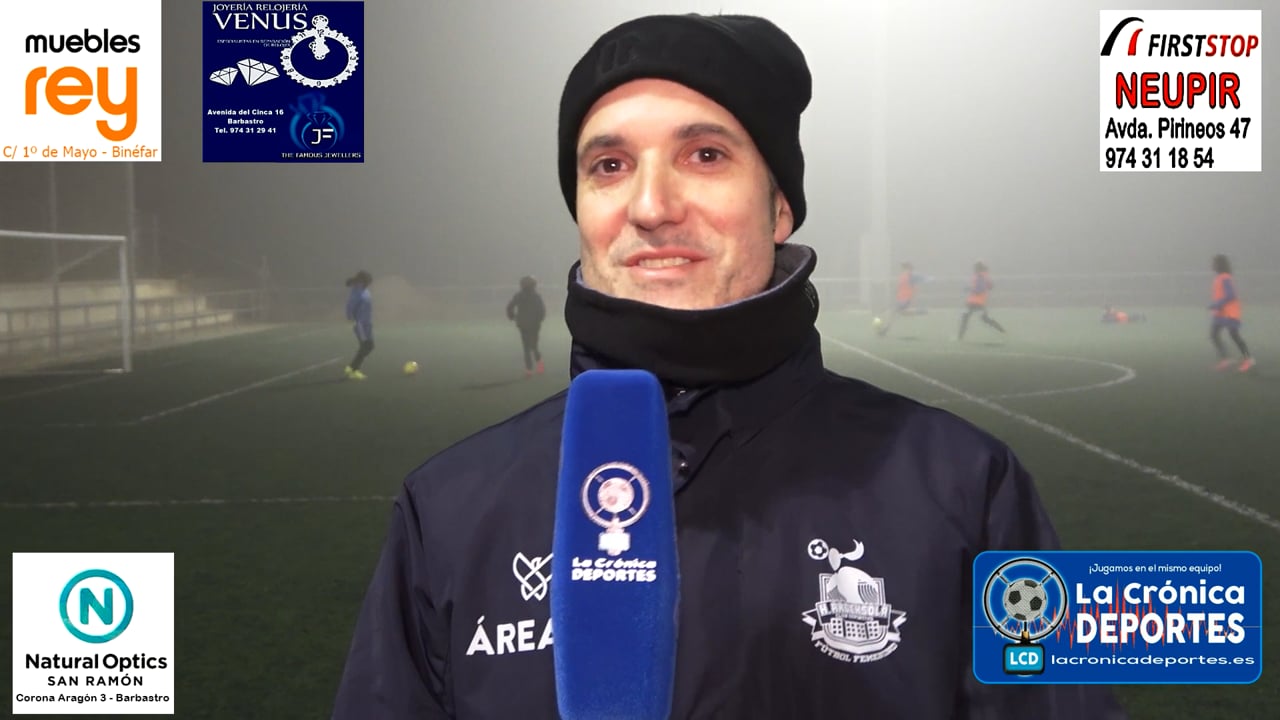 RAFA GIMÉNEZ (Entrenador Fútbol Femenino de Peña Ferranca) Analizamos el último mes de competición en todos los equipos y otras cuestiones del club