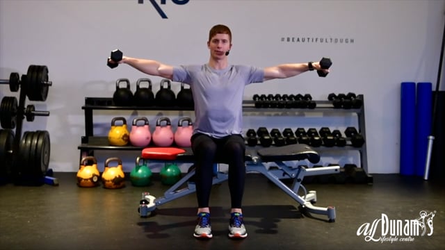 Dumbbell Seated Lateral Raise