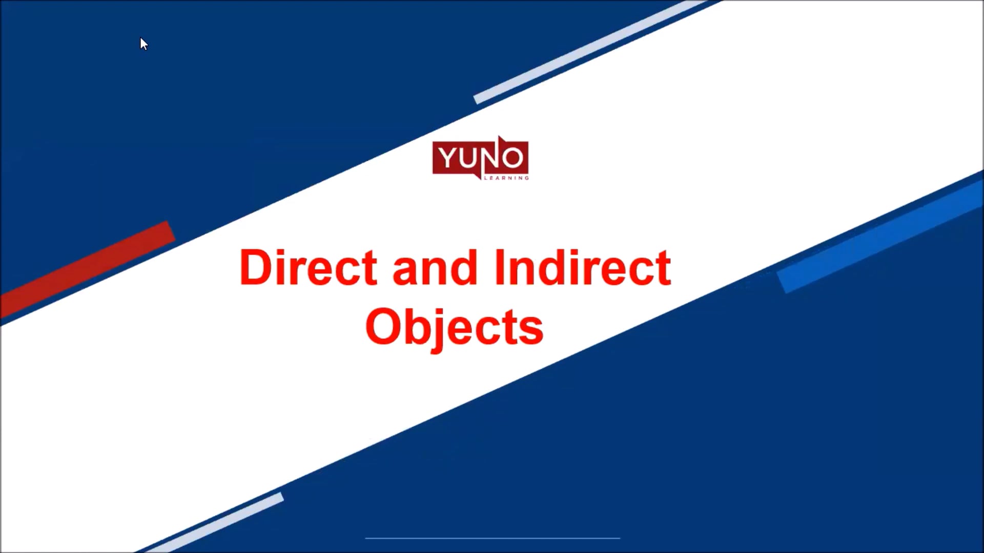 Direct Vs. Indirect Object - Yuno Learning