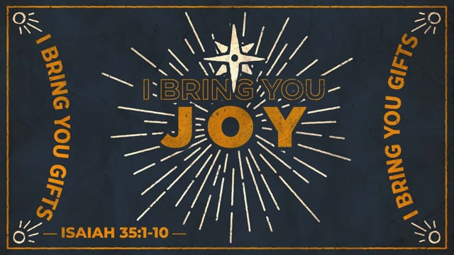 I Bring You Joy