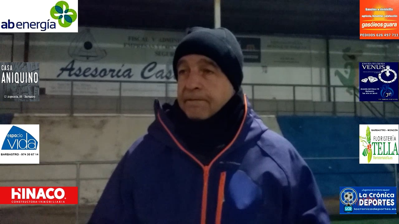 FÉLIX JIMÉNEZ (Entrenador Tamarite) CDJ Tamarite 2-1 UD Fraga / Jornada 14 / Preferente - Gr 1