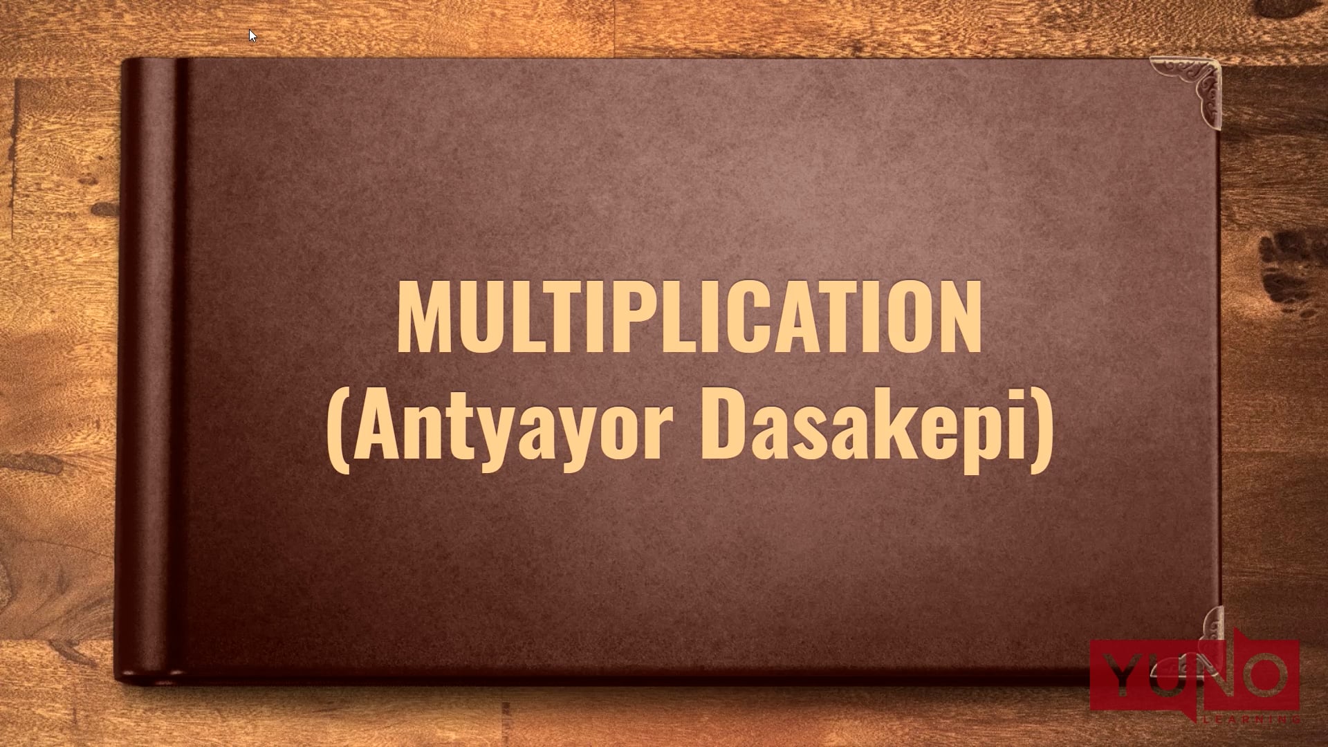 Vedic Maths Multiplication: Antyayor Dasakepi