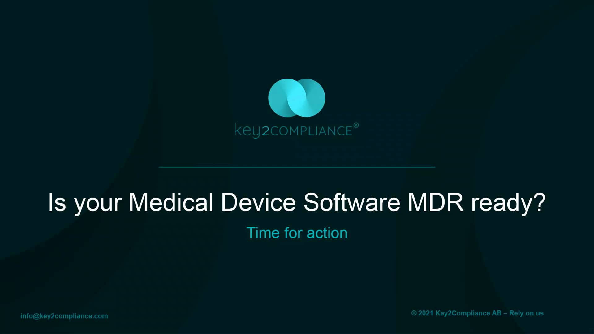 Is your medical device software MDR ready? on Vimeo