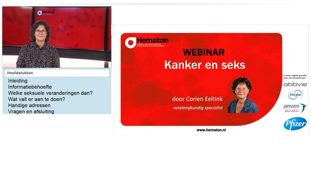 Webinar kanker en seks