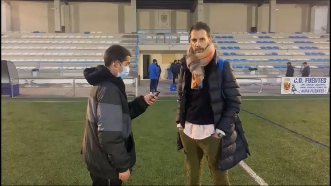 IVÁN BALLESTERO (Entrenador Fuentes) CD Fuentes 1-0 AD Magallón / Jornada 14 / Preferente - Gr 2