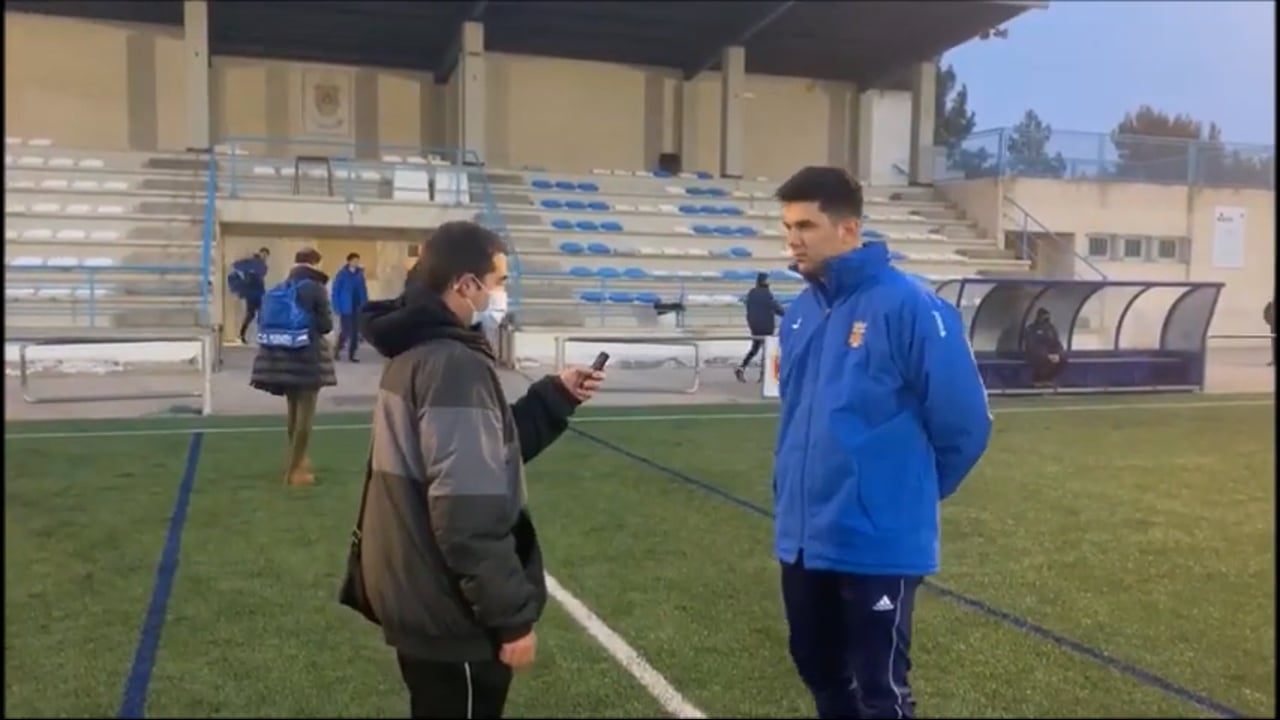 JAVI MARTÍN (Entrenador Magallón) CD Fuentes 1-0 AD Magallón / Jornada 14 / Preferente - Gr 2