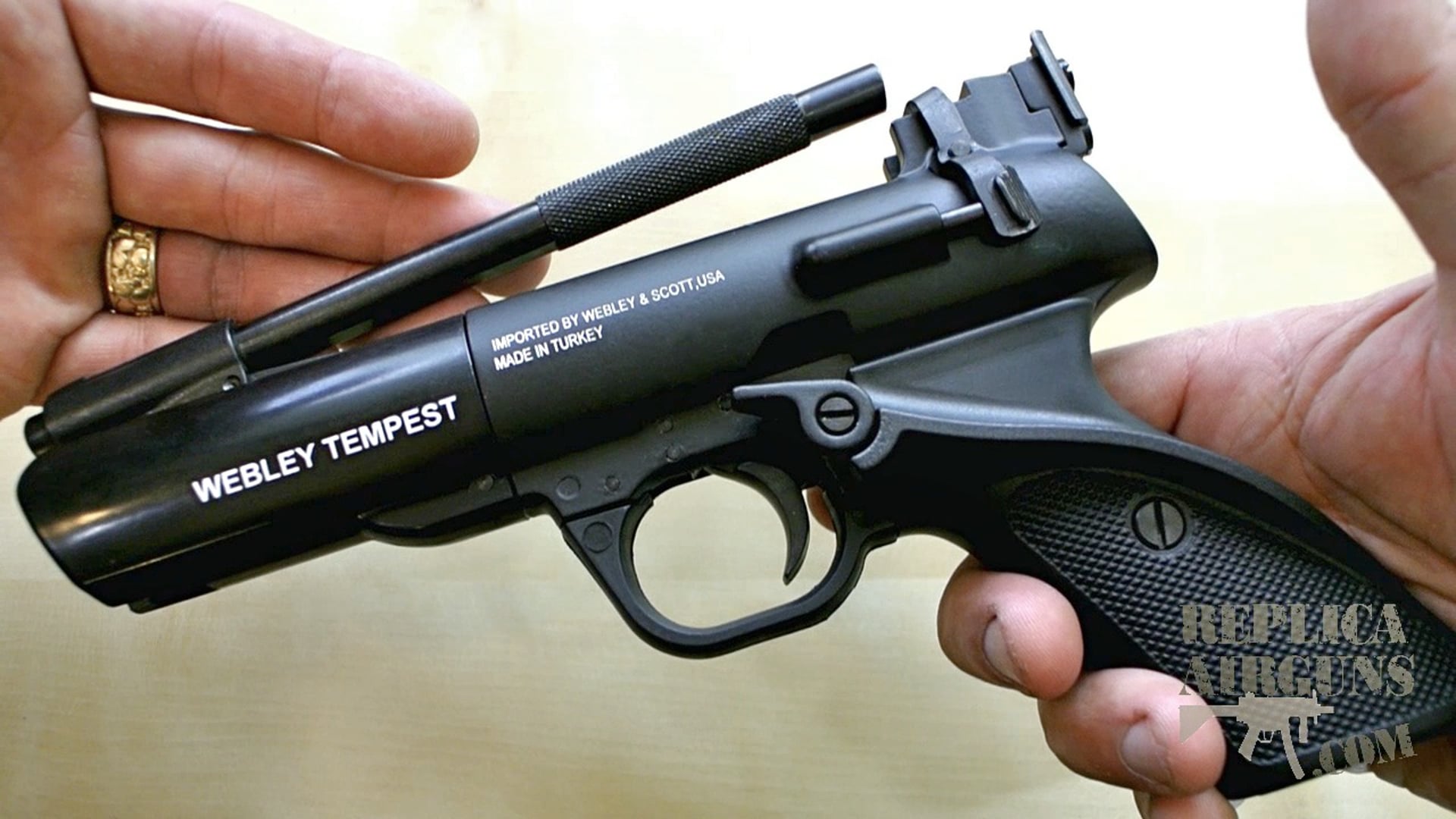 Webley Tempest Pellet Pistol Table Top & Shooting Review