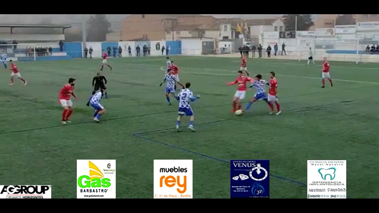 (RESUMEN y GOLES) CDJ Tamarite 2-1 UD Fraga / Jornada 14 / Preferente - Gr 1