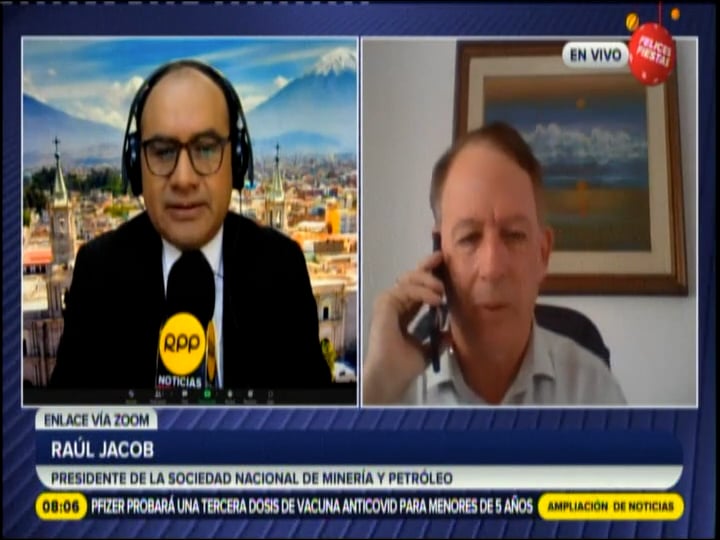 Entrevista a Raúl Jacob en RPP TV Noticias