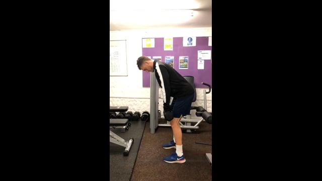 Dumbbell Straight Leg Deadlift