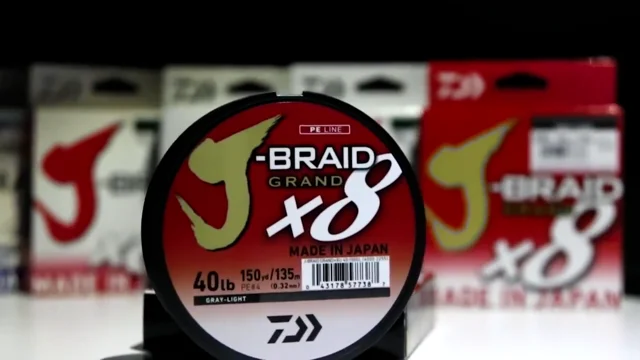Daiwa J-Braid Grand x8 Gray Light Braided Line — Discount Tackle