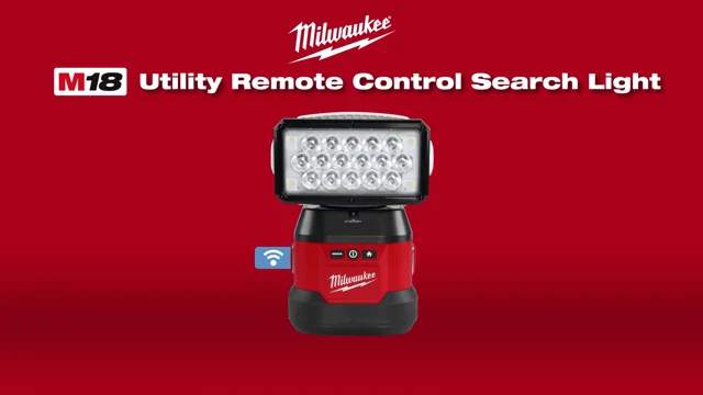 Edmondson Supply Milwaukee 2123-20 Utility Remote Control Search Light