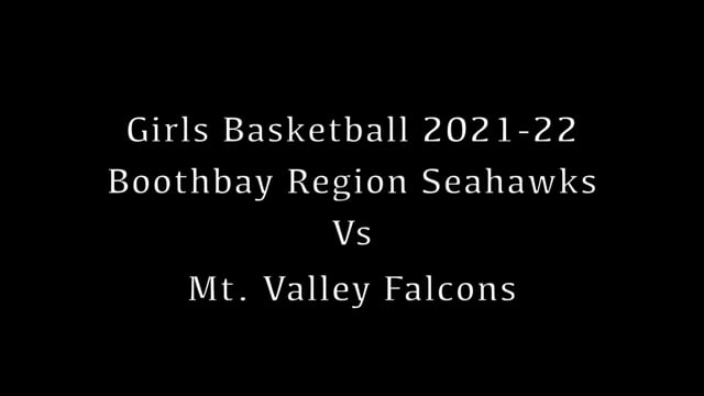 BRHS Girls Basketball vs Mt Valley Falcons