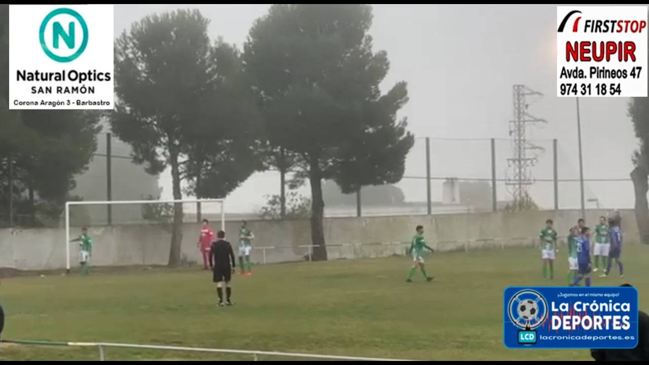 GOL DE ADRIÁN PARDINA (Bujaraloz 1-1 La Fueva) J14 / 1ª Regional Gr2