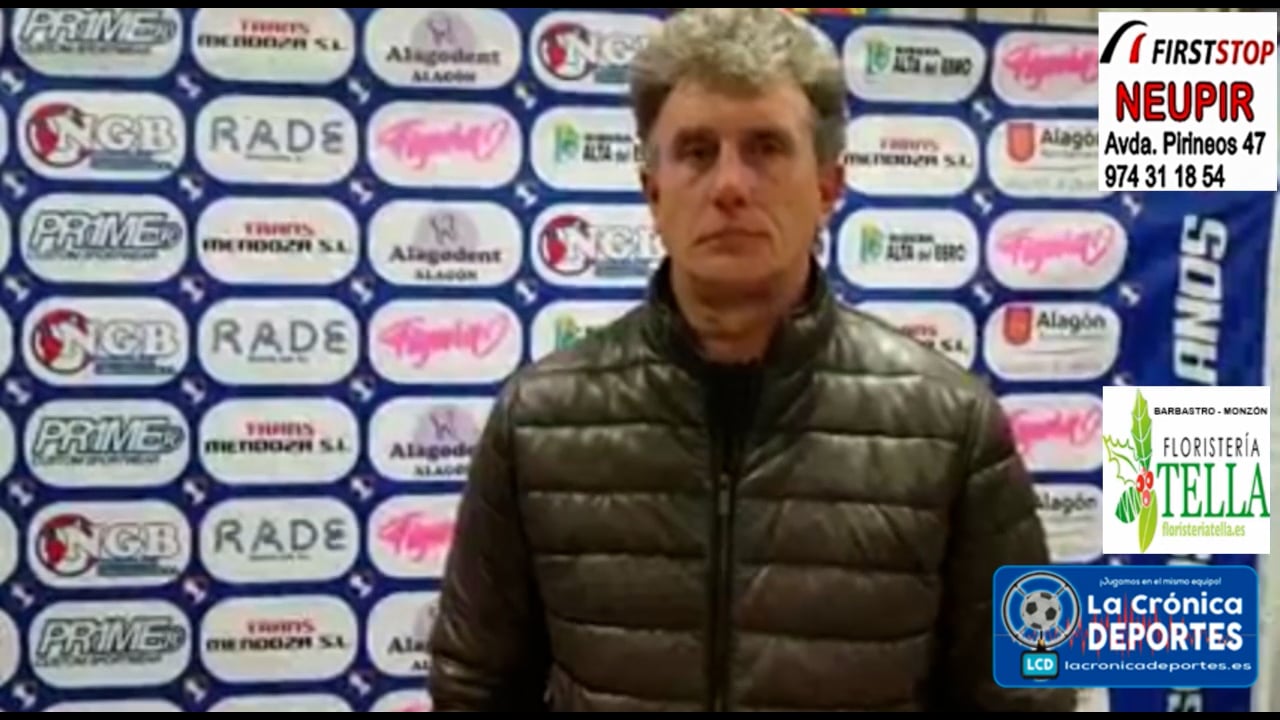 JOSÉ RAMÓN SUÁREZ (Entrenador Villa de Alagón) Villa de Alagón 4-2 Tardienta / J14 / Pref. Gr2 Fuente: Facebook Alagón Deportivo