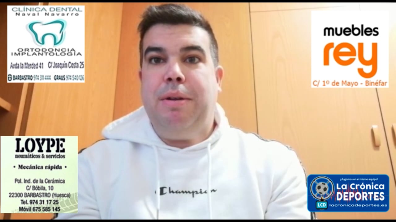 ÓSCAR LAGUNA (Entrenador Lanaja) Juventud 0-1 Lanaja / J14 / 1ª Regional Gr2