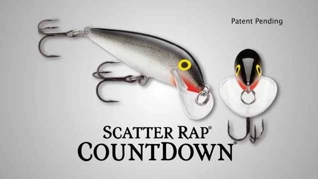 Rapala SRCD05 Scatter Rap Countdown 2 3/4 inch Balsa Minnow
