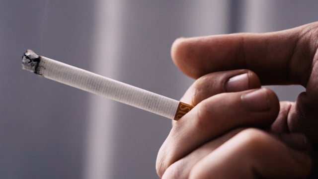 Close Up Of A Cigarette - Stock Video